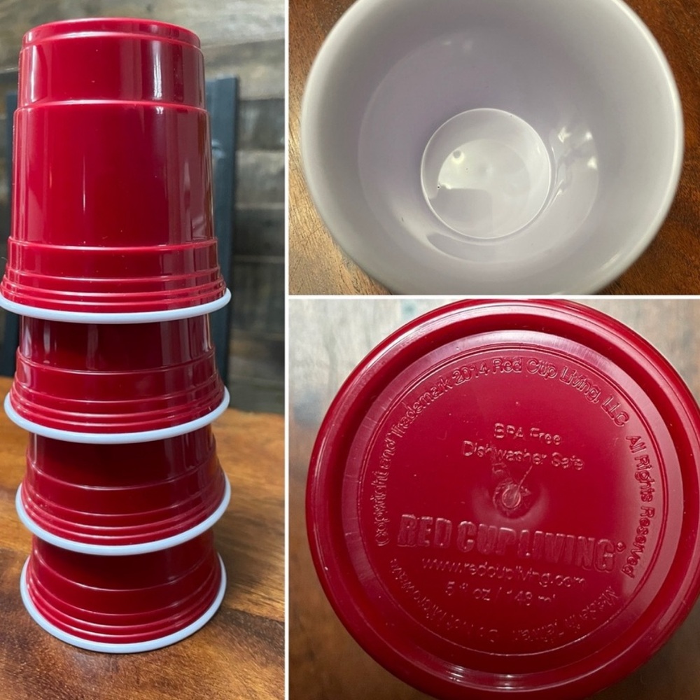 Four 5 oz. Cups - non breakable